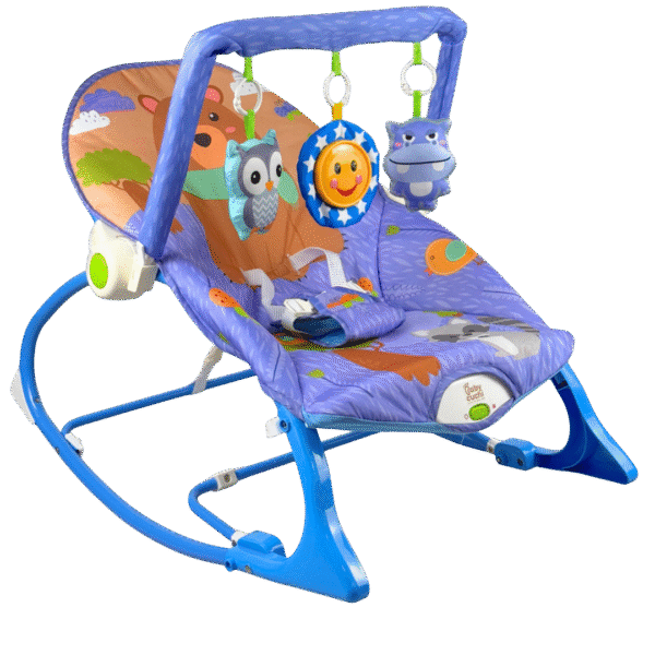 SILLA MECEDORA ROCKER OSO AZUL