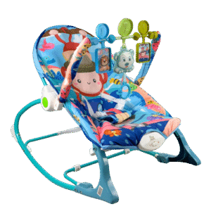 SILLA MECEDORA ROCKER MONO AZUL