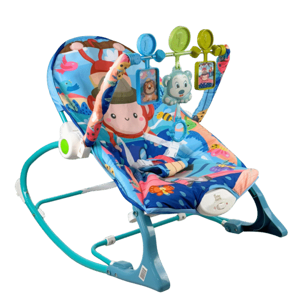 SILLA MECEDORA ROCKER MONO AZUL