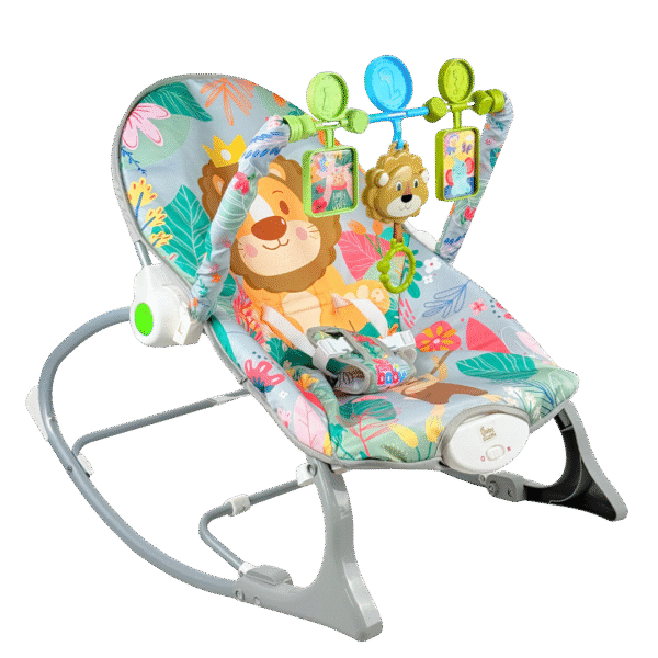 SILLA MECEDORA ROCKER LEON GRIS NEW