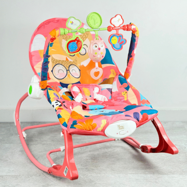 SILLA MECEDORA ROCKER ELEFANTE BUHO ROSA - Image 2