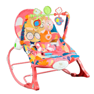 SILLA MECEDORA ROCKER ELEFANTE BUHO ROSA