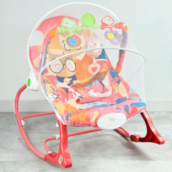 SILLA MECEDORA ROCKER ELEFANTE BUHO ROSA - Image 3