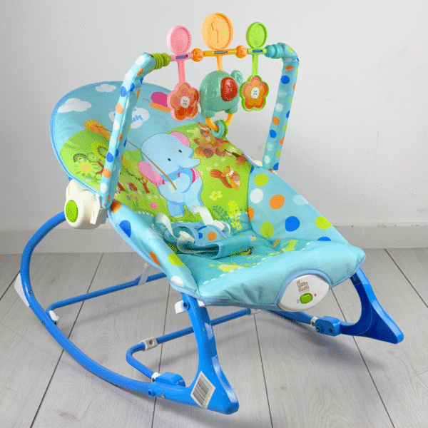 SILLA MECEDORA ROCKER ELEFANTE AZUL - Image 2