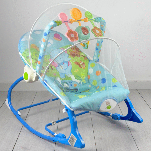 SILLA MECEDORA ROCKER ELEFANTE AZUL - Image 3