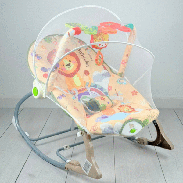 SILLA MECEDORA ROCKER LEON NARANJA - Image 3