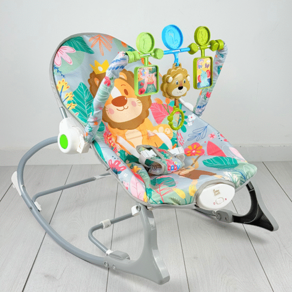 SILLA MECEDORA ROCKER LEON GRIS NEW - Image 2