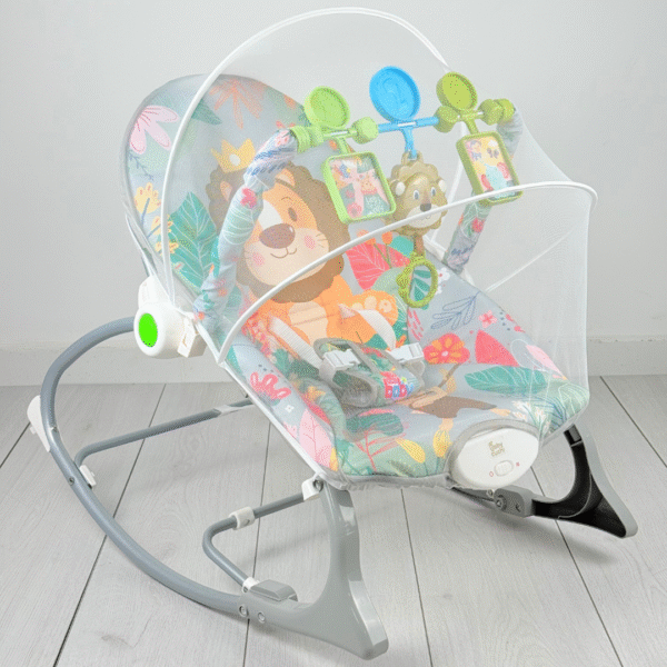 SILLA MECEDORA ROCKER LEON GRIS NEW - Image 3