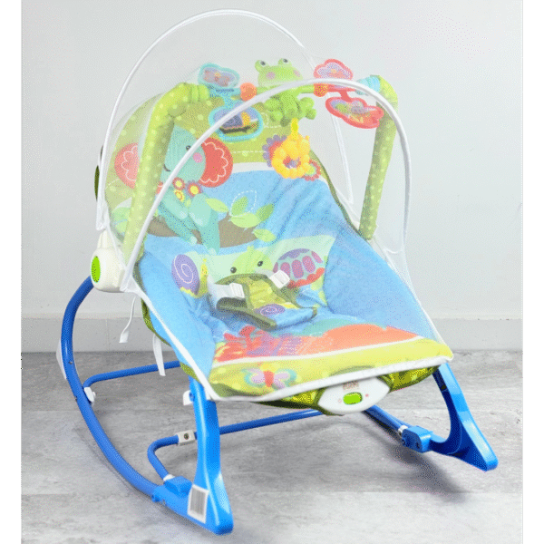 SILLA MECEDORA ROCKER ELEFANTE VERDE AZUL - Image 3