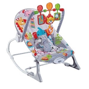 SILLA MECEDORA ROCKER GRIS