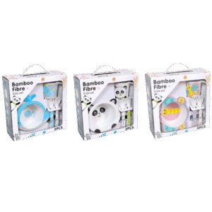 SET DE VAJILLA DE BAMBU X5 PCS