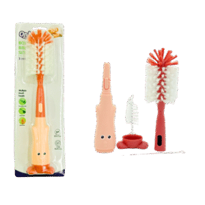 SET DE CEPILLO LAVATETEROS EN NYLON 3 EN 1