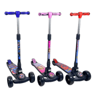 SCOOTER CON DISEÑOS SUPER HEROES MUSICAL